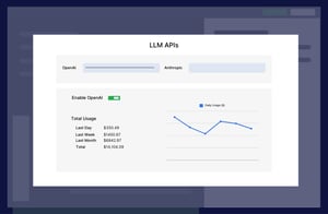 LLM API Proxy Billing controls in Codio screenshot