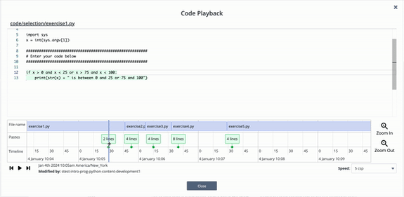 Learner Behavior Insights & Student Monitoring for Computing Courses